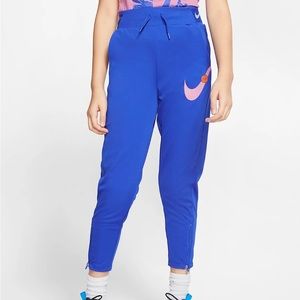 Youth Girls Nike Sportswear Hyper Blue Sweatpants Medium Blue